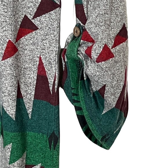 Ralph Lauren Girls L 12/14 Gray Printed Short Sleeve Casual Cotton Dress - Picture 4 of 12